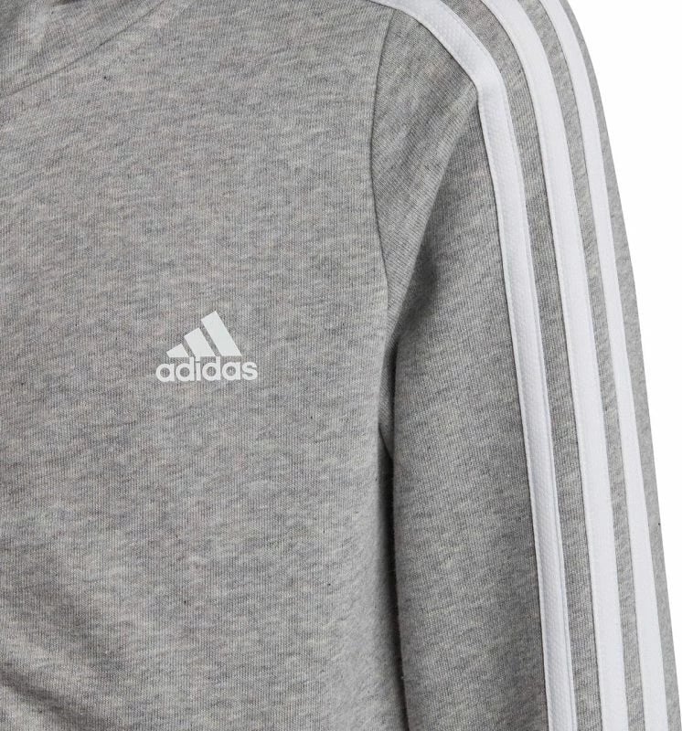 Duks me kapuç për fëmijë adidas, gri