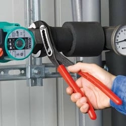 Pinca ujore Knipex KP-8801250, 250 mm, e kuqe
