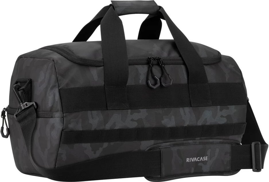 Çantë udhëtimi RIVACASE Sherwood 30L, gri camo