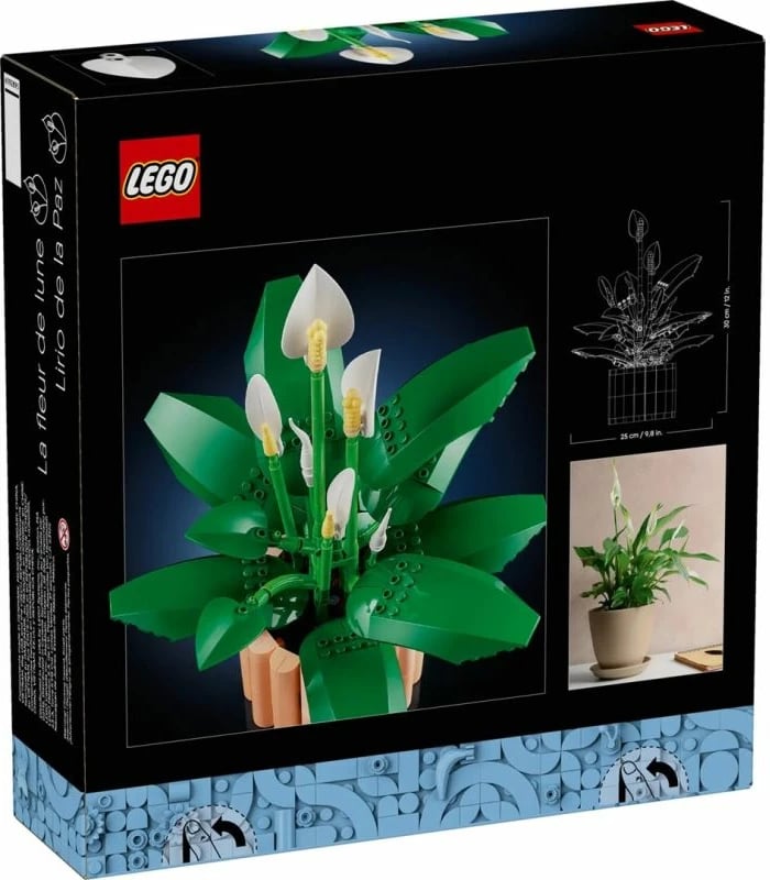 Set LEGO Botanical për të rritur, Spathiphyllum në vazo