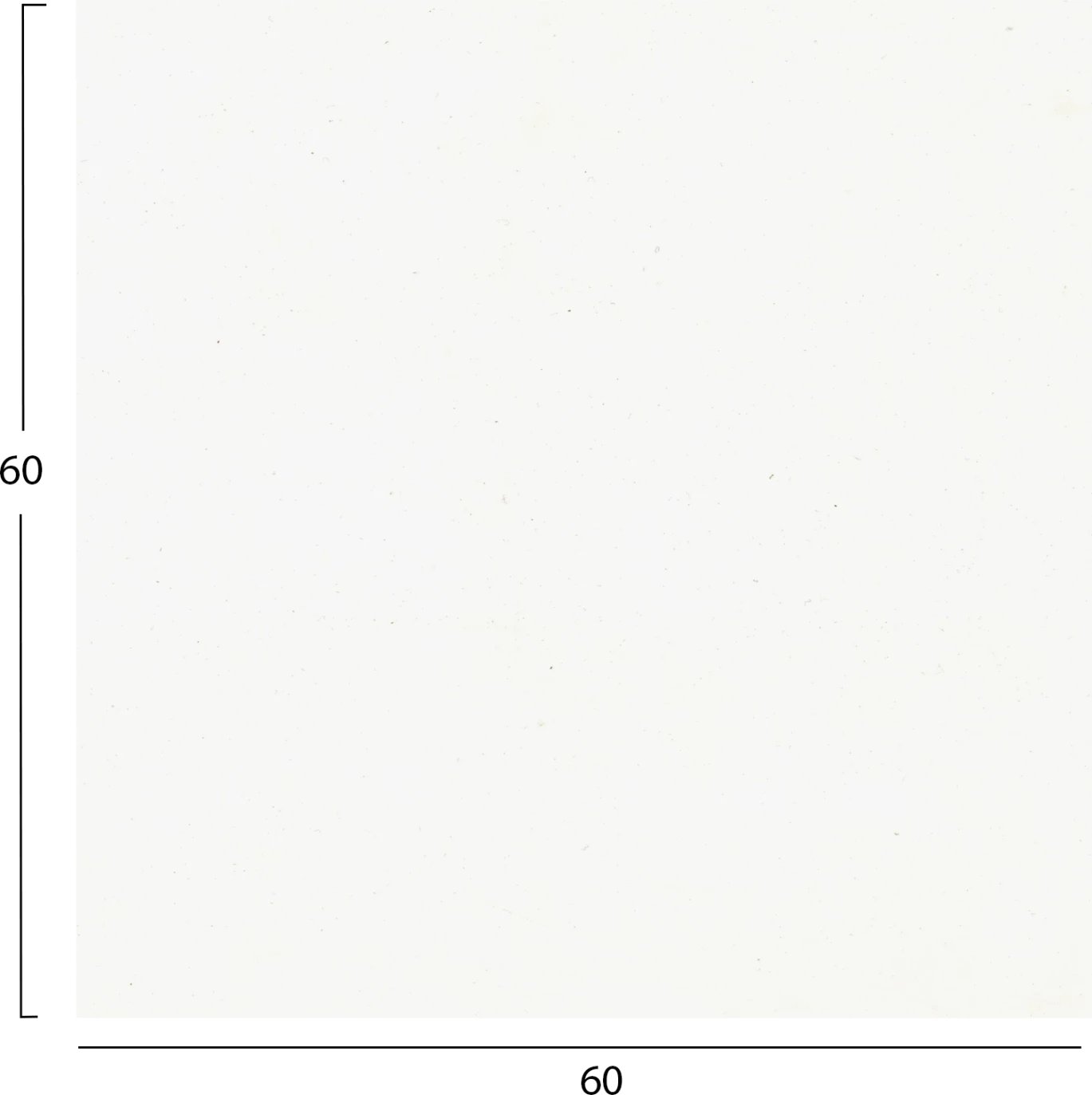 Sipërfaqe tavoline katrore HPL, ngjyrë e bardhë, 60x60cm, set prej 2 copësh FH5837.22