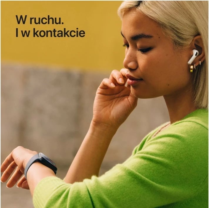 Smartwatch Apple Watch SE 3, 40 mm, GPS, kasë alumini, rrip sportiv S/M, moonlight glow