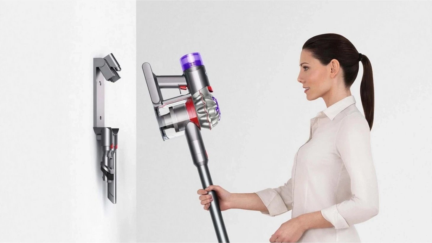 Fshesë me korrent Dyson V8 Absolute, pa qese, vertikale, e verdhë