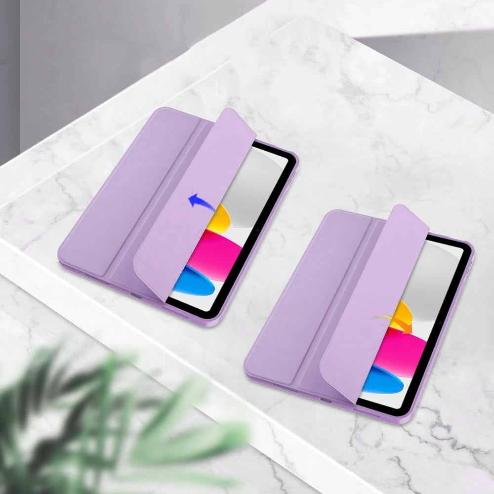 Mbështjellës Tech-Protect SC Pen për iPad 10.9" (2022), silikon, vjollcë