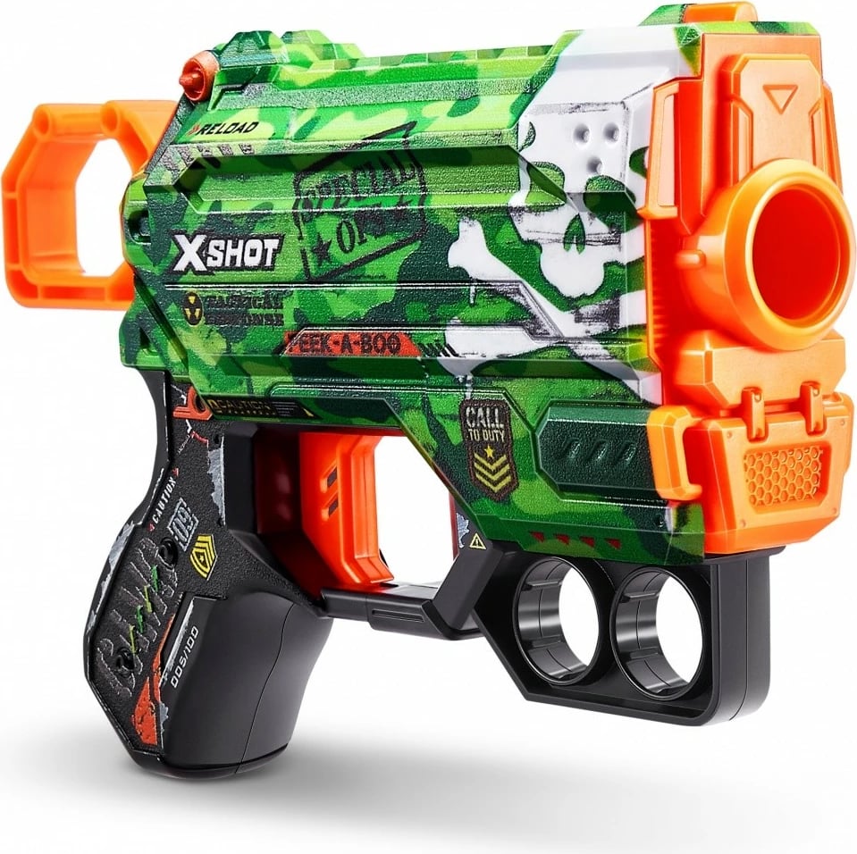 Set blastera lodër ZURU X-Shot Skins Menace, 4 copë, 24 shigjeta, shumëngjyrëshe
