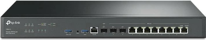 Router Omada VPN TP-LINK ER8411, 10 porte Gigabit, 2x 10G SFP+, i zi