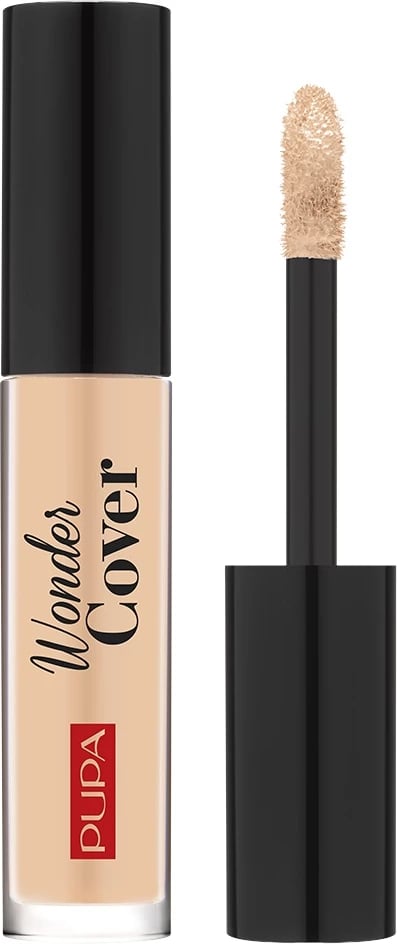 Korrektor fytyre për femra Pupa Milano Wonder Cover Total Coverage Concealer 004 Warm Beige, 4.2ml