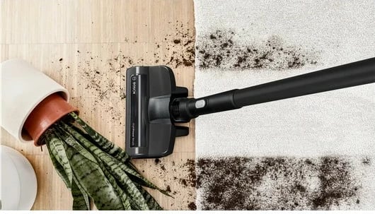 Fshesë me korrent Bosch Serie 8 BSS825MULT, 2-në-1, pa qese, Gri Fshesë me korrent Bosch Serie 8 BSS825MULT, 2-në-1, pa qese, Gri