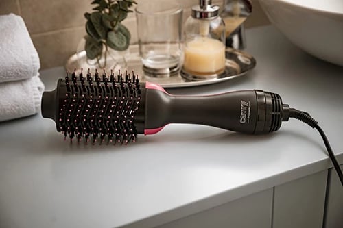 stajler flokësh, Camry Adler CR 2025, 1200W (max 1800W), 2 shpejtësi ajri, 3 nivele temperature, cilindër me veshje qeramike, kabllo 1.75m