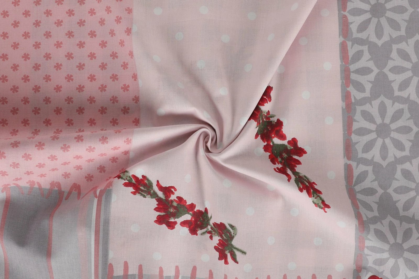 Set mbulesë për jorgan njëpersonësh Ranforce, L'essentiel, ngjyrë pluhur, Burçak