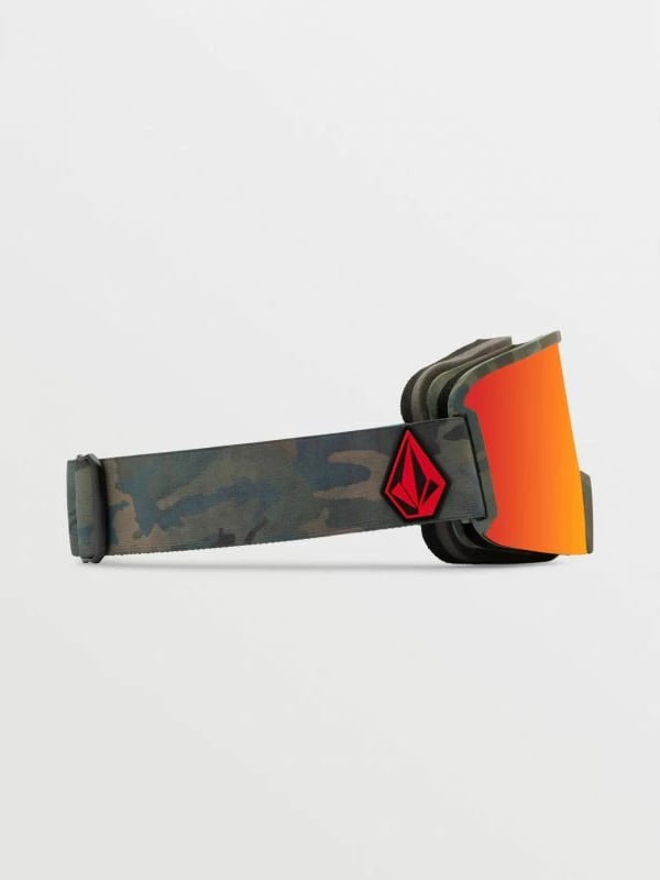 Syze për ski Volcom, garden camo/red chrome