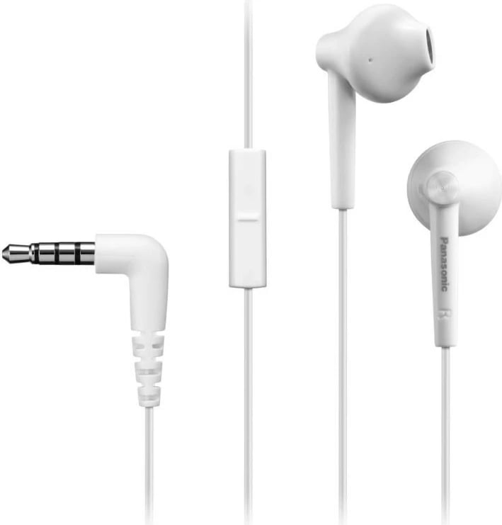 Kufje Panasonic RP-TCM55E-W me mikrofon, in-ear, të bardha