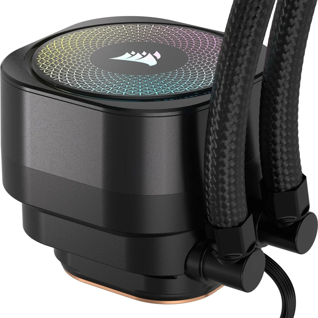 Ftohës procesori Corsair Nautilus 240 RS ARGB, all-in-one liquid, 2x ventilatorë, 2100 RPM, i zi