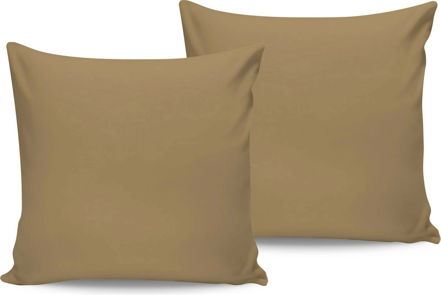 Set këllëfësh jastëku (2 copë), ngjyrë kafe e çelët, L'essentiel