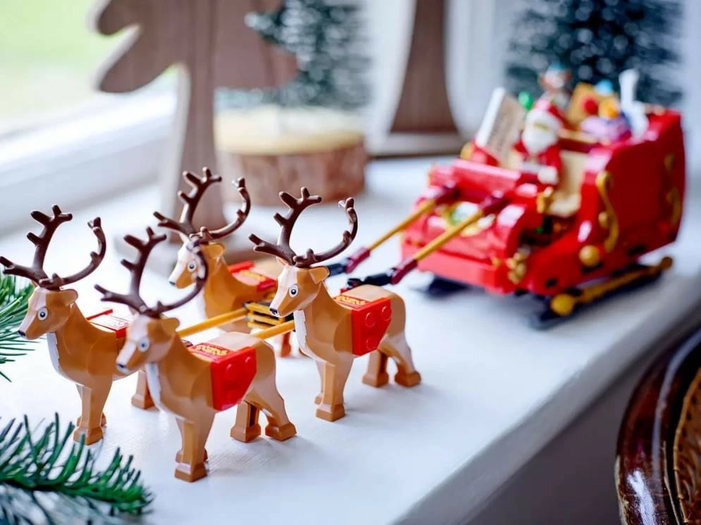 Set ndërtimi LEGO Santa's Sleigh 40499, 343 pjesë, plastikë