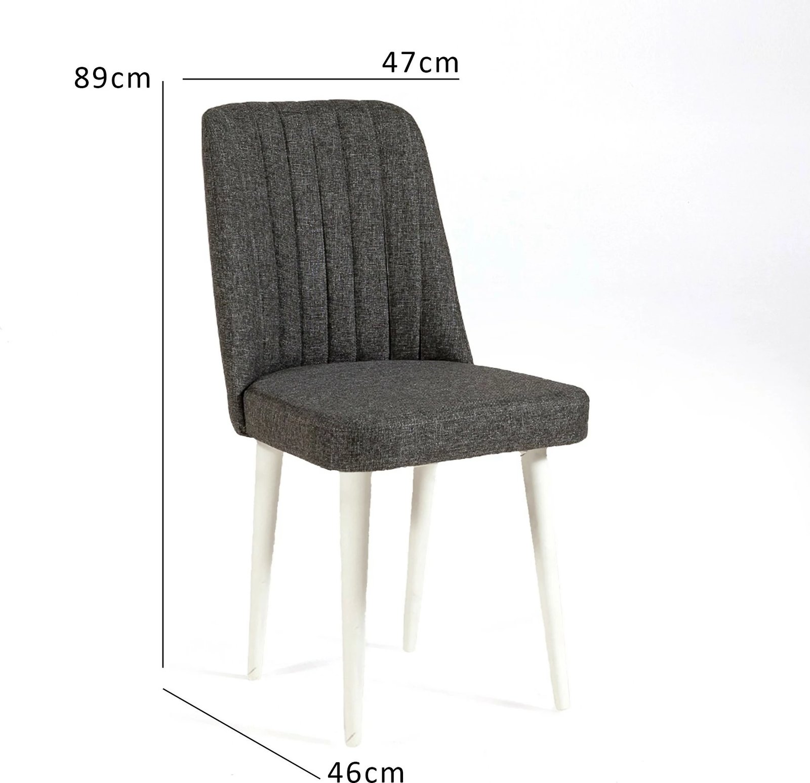 Karrige Hanah Home, Vina Sandalye, anthracite, e bardhë