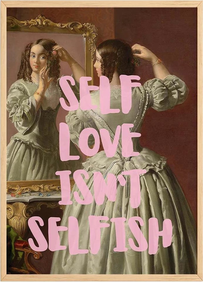 Pikturë dekorative me kornizë, shumëngjyrëshe, Wallity, Artsmdftek30-3348, 33x48cm