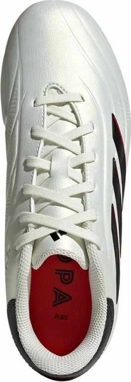 Atlete futbolli për fëmijë adidas Copa Pure.2 League FG Jr, të bardha