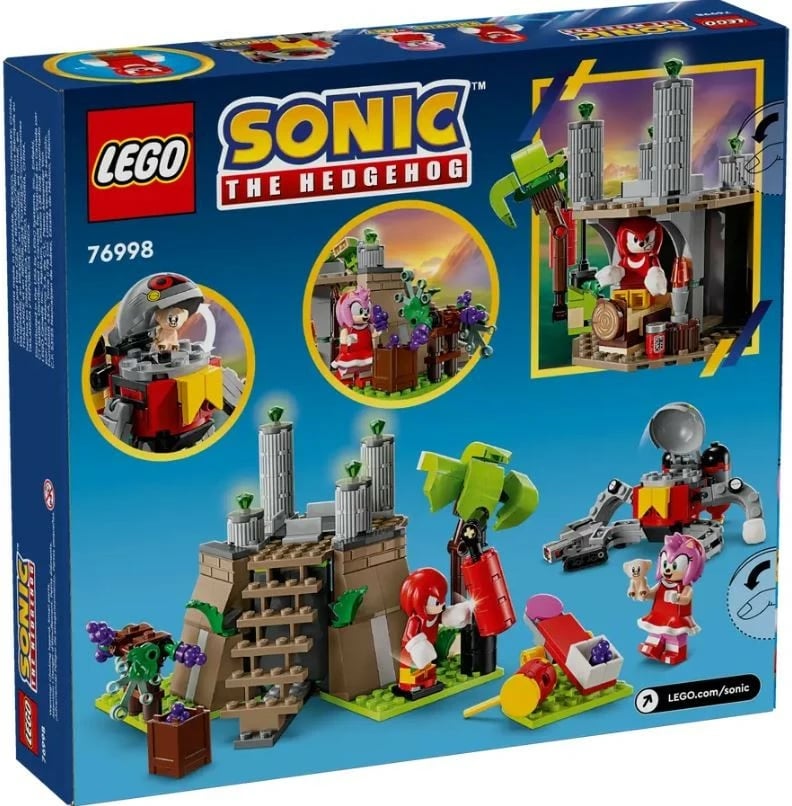 Set ndërtimi LEGO Sonic the Hedgehog 76998 Knuckles and Master Emerald Temple, 325 pjesë