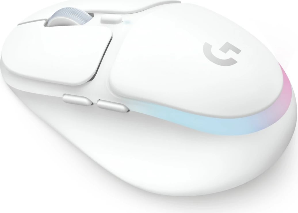 Maus Logitech G705 wireless, 6 butona, për duar të vogla, Bluetooth/USB, bardhë