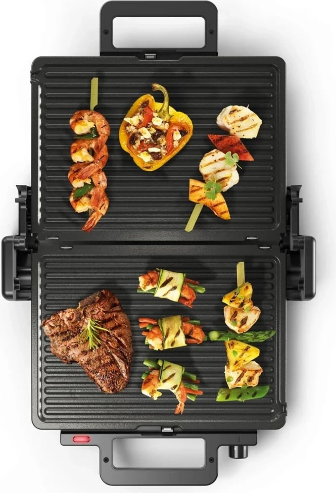 Grill kontakti Bosch TCG3323, 2000 W, Alumini
