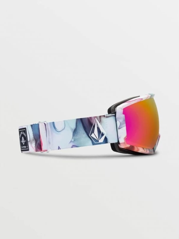Syze për snowboard Volcom, për meshkuj dhe femra, ngjyrë krom rozë