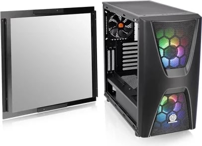 Kasë Thermaltake Commander C34 TG ARGB, Midi Tower, e zezë