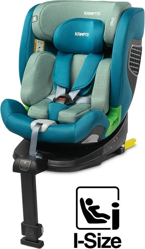 Sedilje makine për fëmijë, CARETERO, KAMPTOS i-Size, 40-150 cm (0-36 kg), 360° rrotulluese, ISOFIX, blu