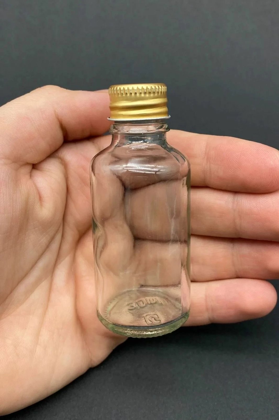 Set shishe qelqi, 6 copë, Hermia Concept, transparent, kapak ari, Tu-30Ccgold6Lı