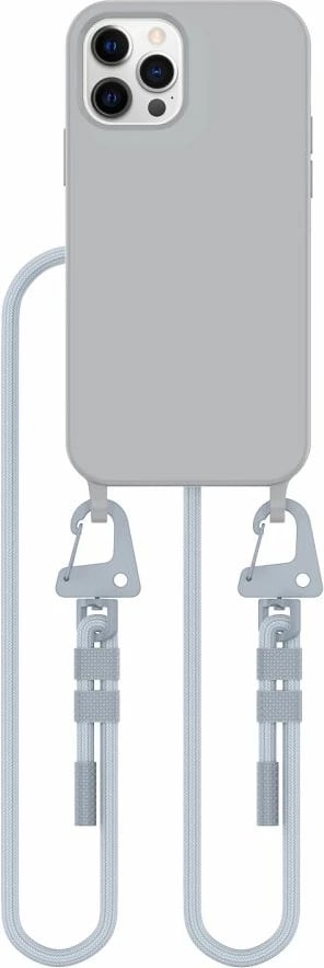 Mbështjellës Tech-Protect Magnecklace për iPhone 12/12 Pro, MagSafe, Gri