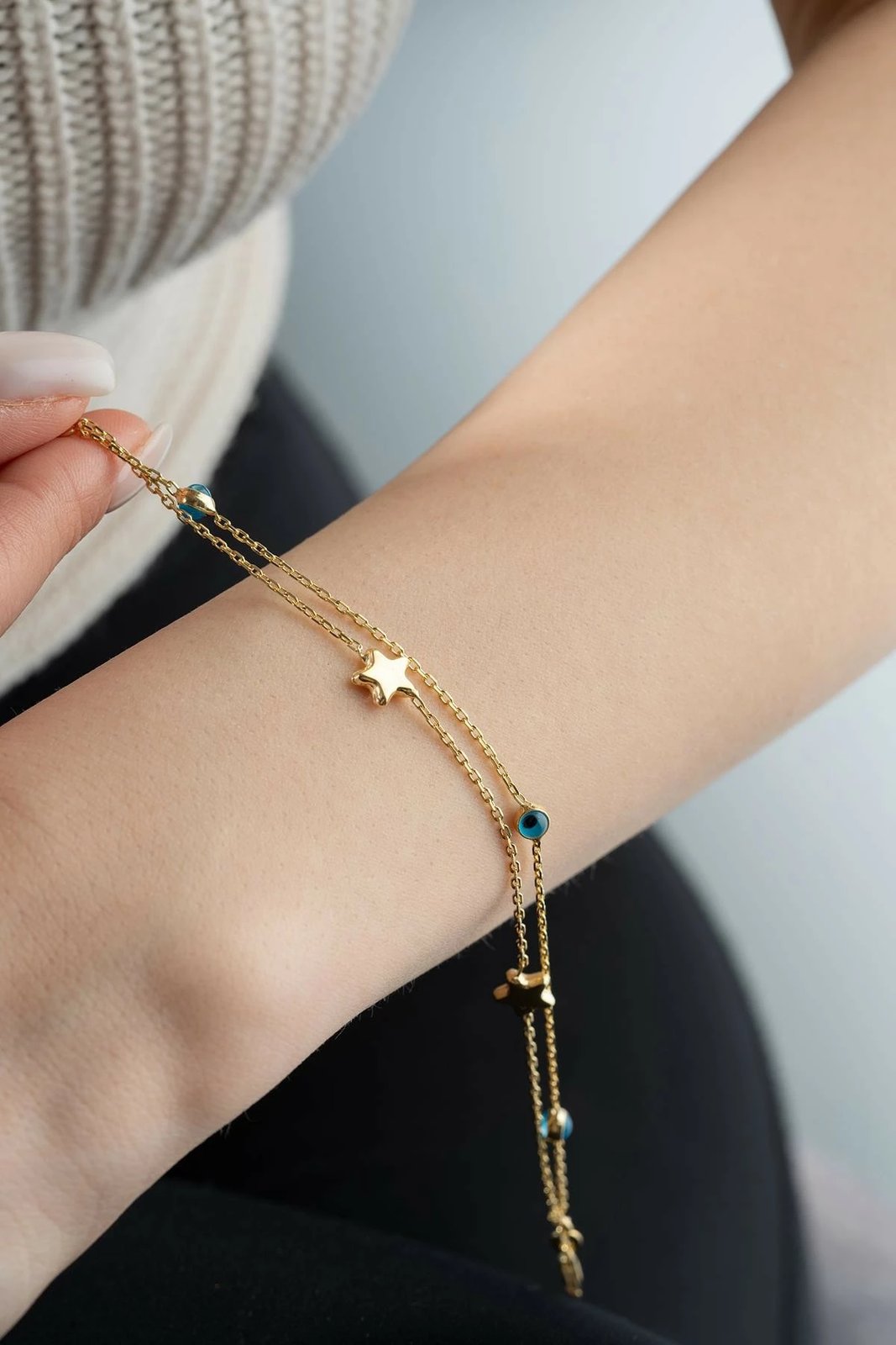 Byzylyk argjendi Jumeon, ngjyrë ari dhe tyrkiz, NRZ999379