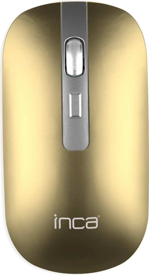 Maus Inca IWM-531RS, 1600 DPI, wireless & Bluetooth, ngjyrë metalike