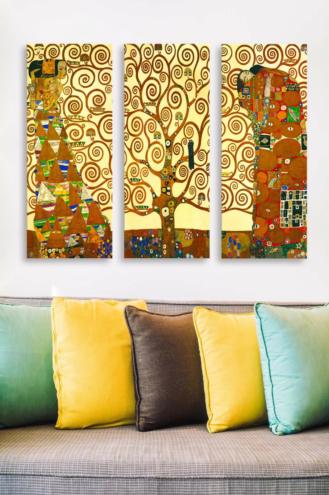 Pikturë dekorative MDF, 3 pjesë, Wallity, MDF0072