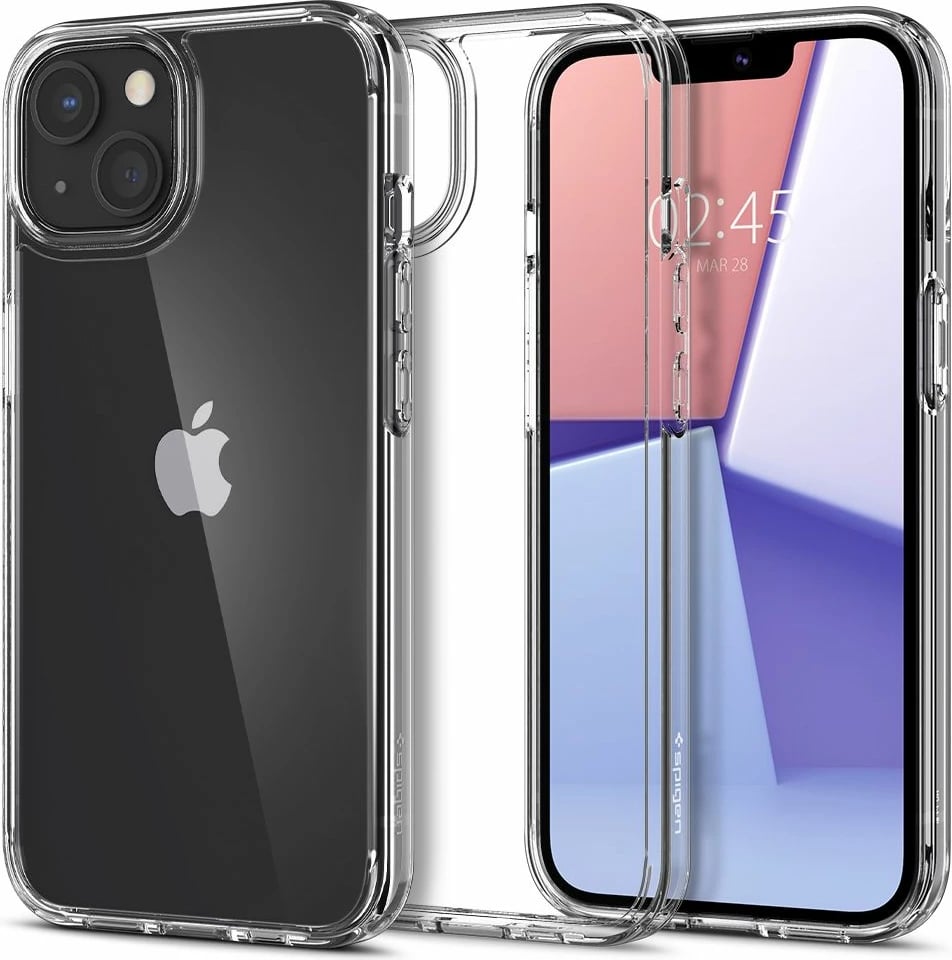 Mbështjellës Spigen Ultra Hybrid për iPhone 13, Transparent