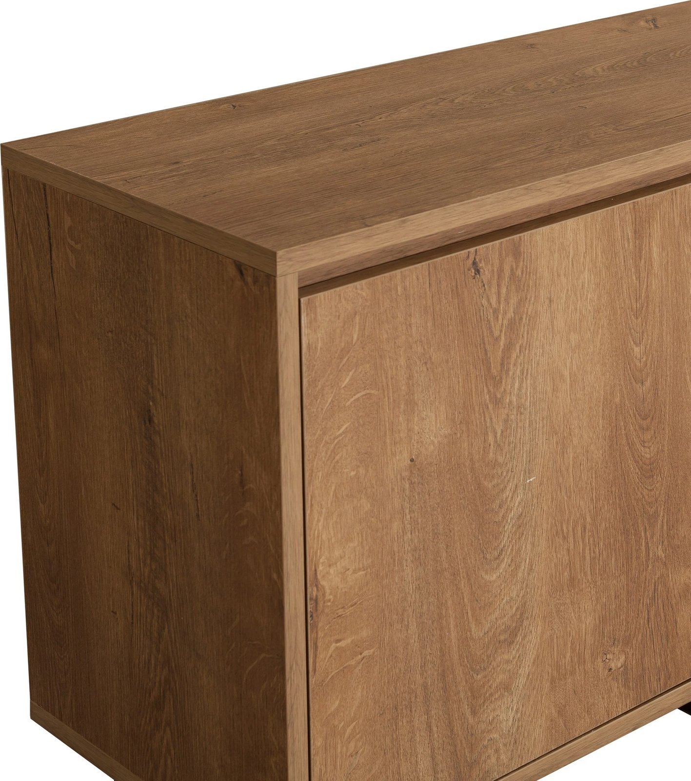 Set mobiljesh për dhomë dite, ngjyrë arre dhe e zezë, Laxus Takım 14