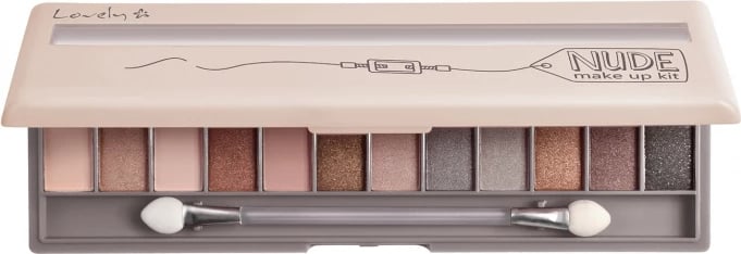 Paletë për sy Lovely Nude Make Up Kit për femra Nude 13g