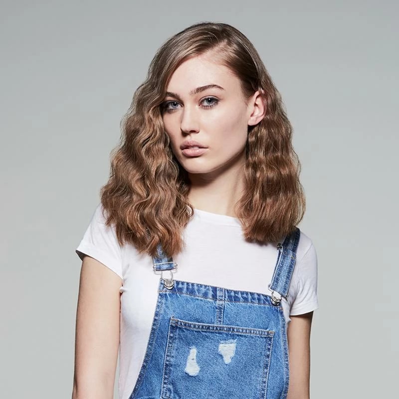 Ondulues flokësh, BaByliss W2447E, Deep Waves, tourmaline-ceramic, 3 nivele deri 200°C, e zezë/bronzi