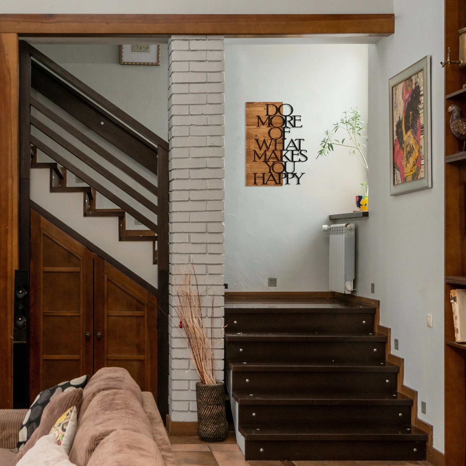 Aksesor dekorativ muri prej druri, Wallity, Do More Of What Makes You Happy