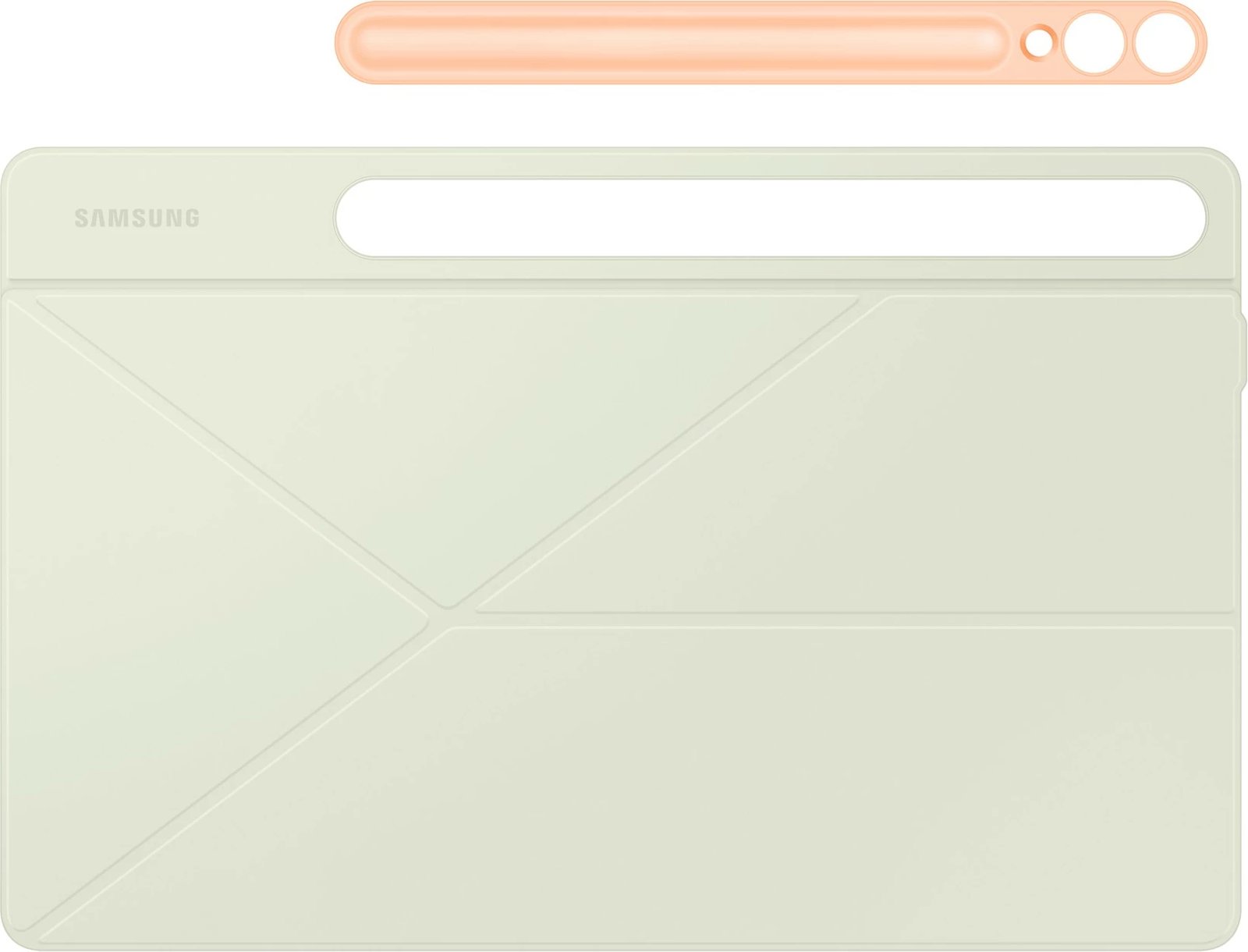 Mbështjellës folio Samsung Galaxy Tab S10+, S9+, S9 FE+, portokalli