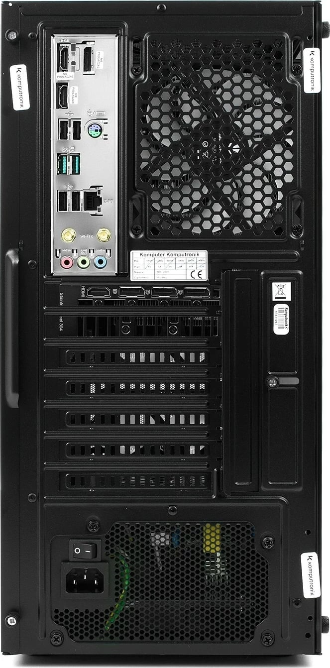 Kompjuter Komputronik Infinity X714 i7, RTX 4060 Ti, 32GB, 2TB+4TB, zi