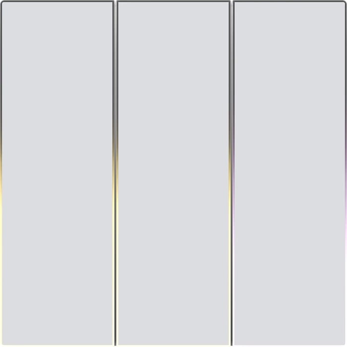 Switch i mençur, Avatto TS60-EU-W3, 3-kanalësh, Wi‑Fi 2.4 GHz/ZigBee, panel me prekje 80×80 mm, i bardhë