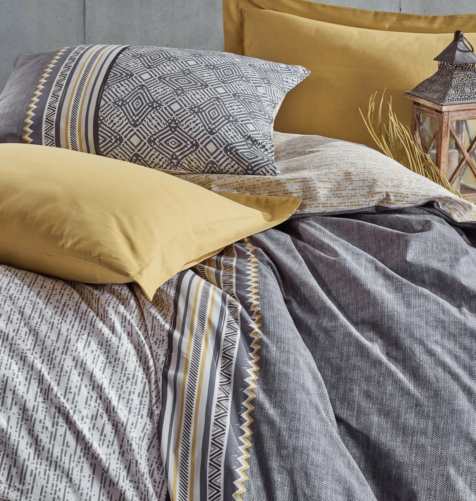 Set mbulesë për jorgan njëpersonësh L'essentiel, Nedra, bezhë