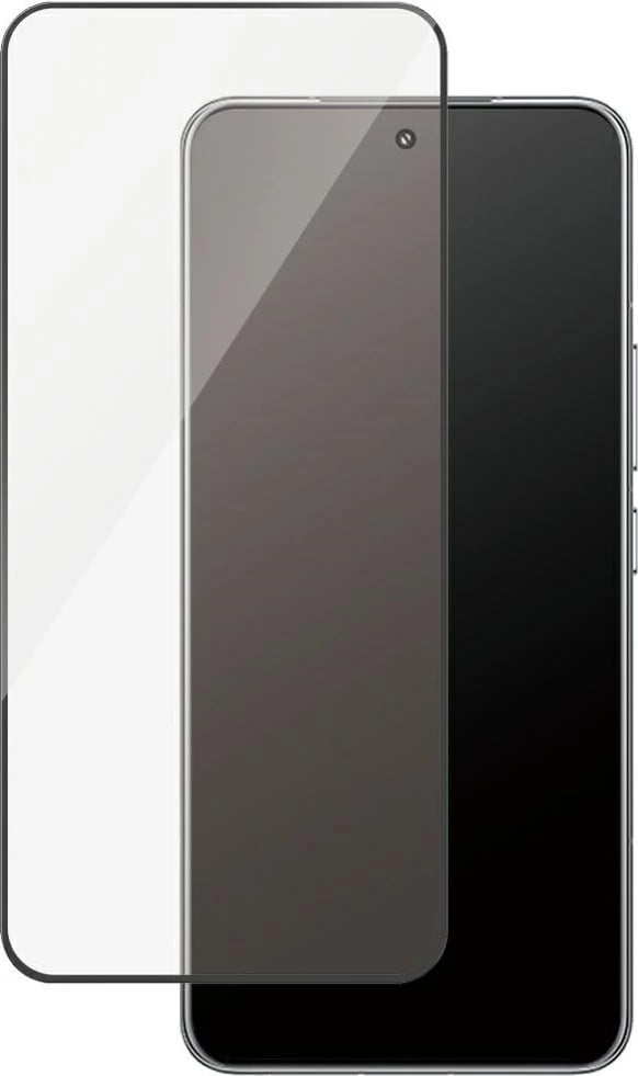 Xham mbrojtës PanzerGlass Ultra-Wide Fit për Oppo Reno13, me kornizë të zezë