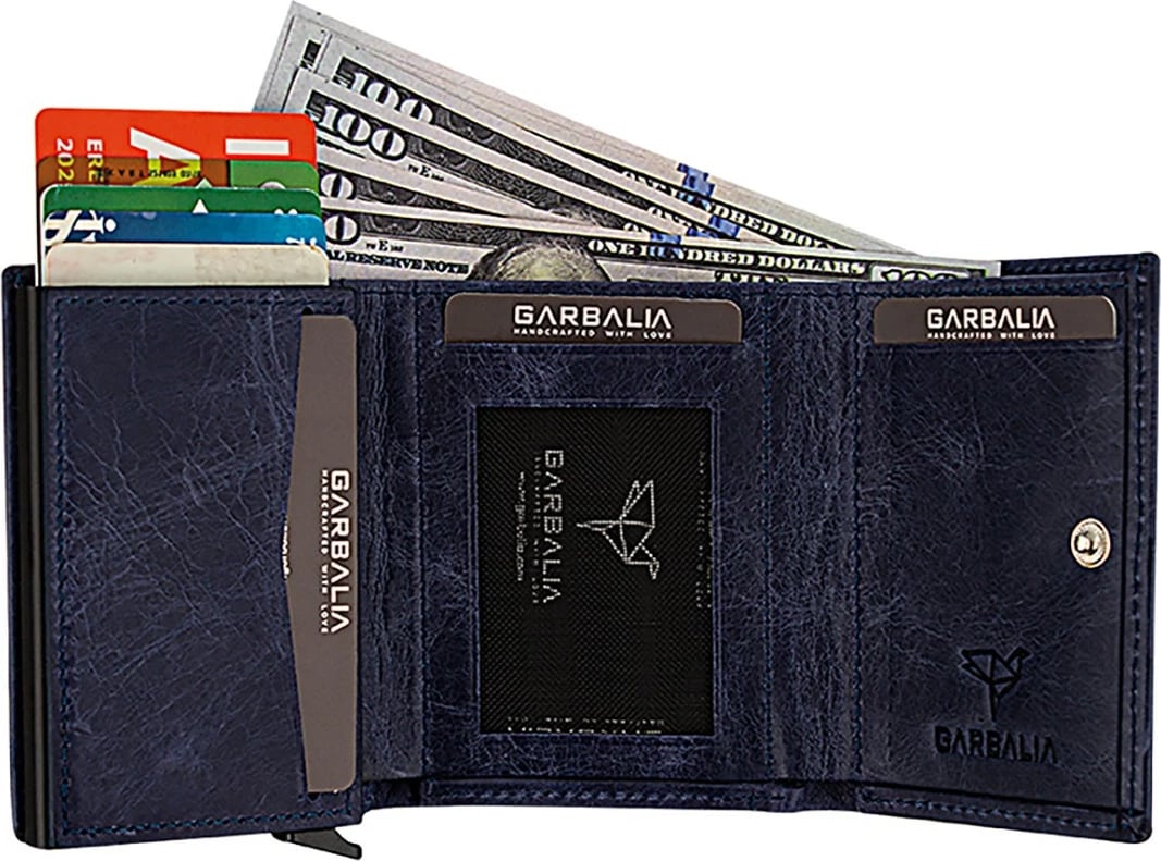 Portofol për burra, ngjyrë kaltër e errët, Zoozie Bags, Bryant