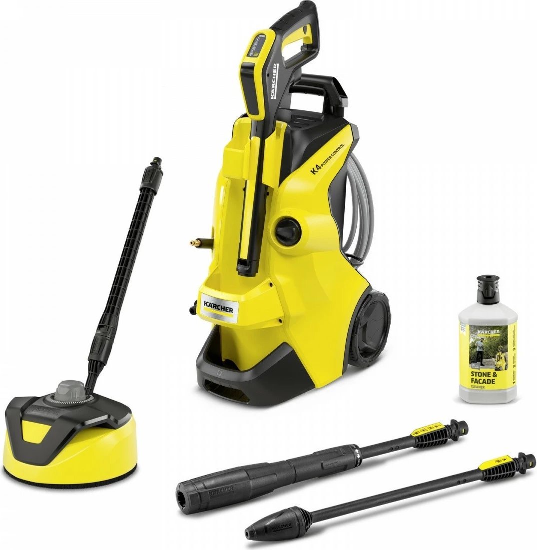 Larëse me presion Karcher K4 Power Control Flex Home, 1.324-303.0, e verdhë/zezë, set me aksesorë