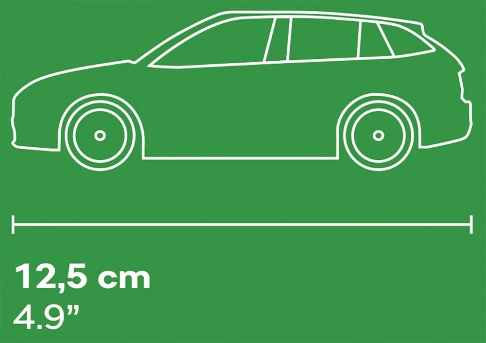 Set blloqe ndërtimi Cobi Skoda Scala 1.0 TSI, 70 pjesë, e kuqe