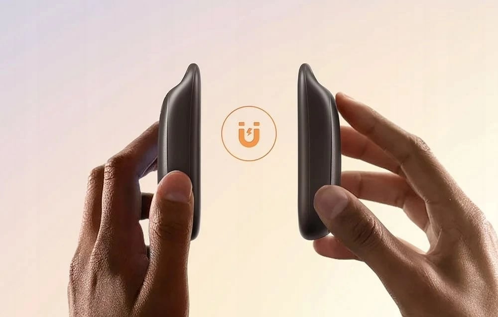 Ngrohës elektrik për duar Ocoopa UT3061, 6000 mAh, Alumini, i zi