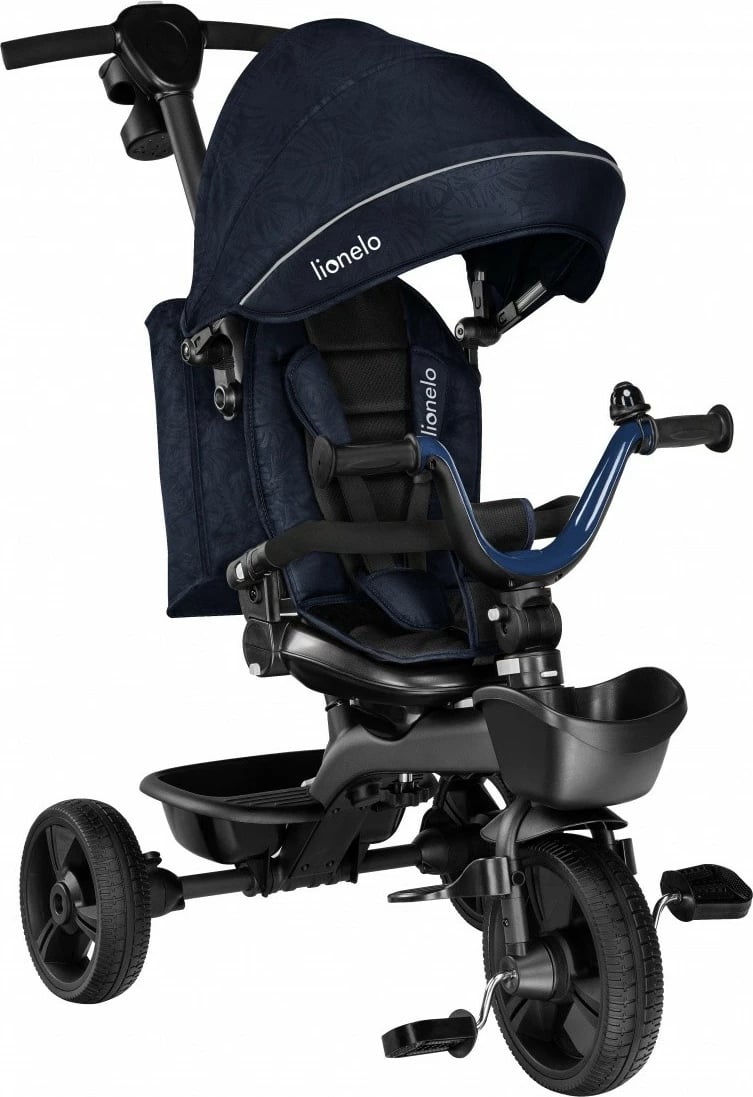 Tricikël Lionelo KORI, 2-në-1, për fëmijë, Blue Navy