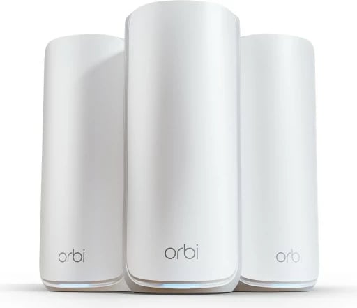 Router NETGEAR Orbi 870, Tri-band, 700 m², Bardhë