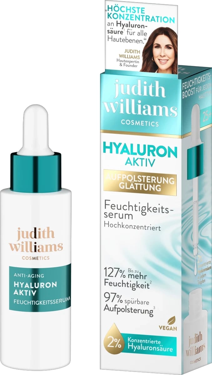 Serum kundër Plakjes Judith Williams Hyaluron Aktiv, 30 ml